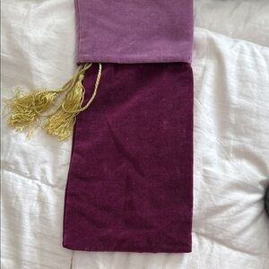 Elegant Purple Velvet Holiday Stocking